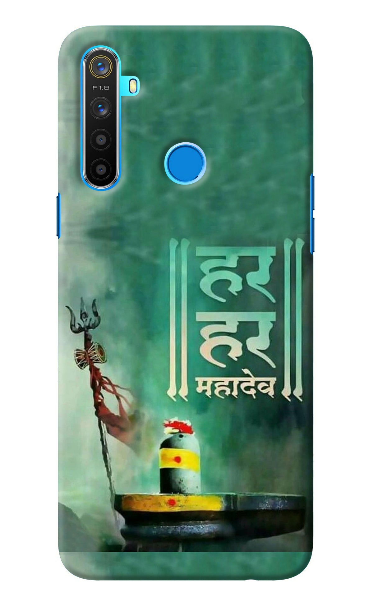 Har Har Mahadev Shivling Realme 5/5i/5s Back Cover