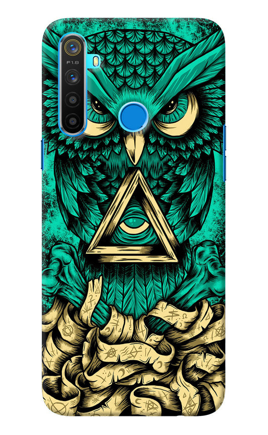 Green Owl Realme 5/5i/5s Back Cover
