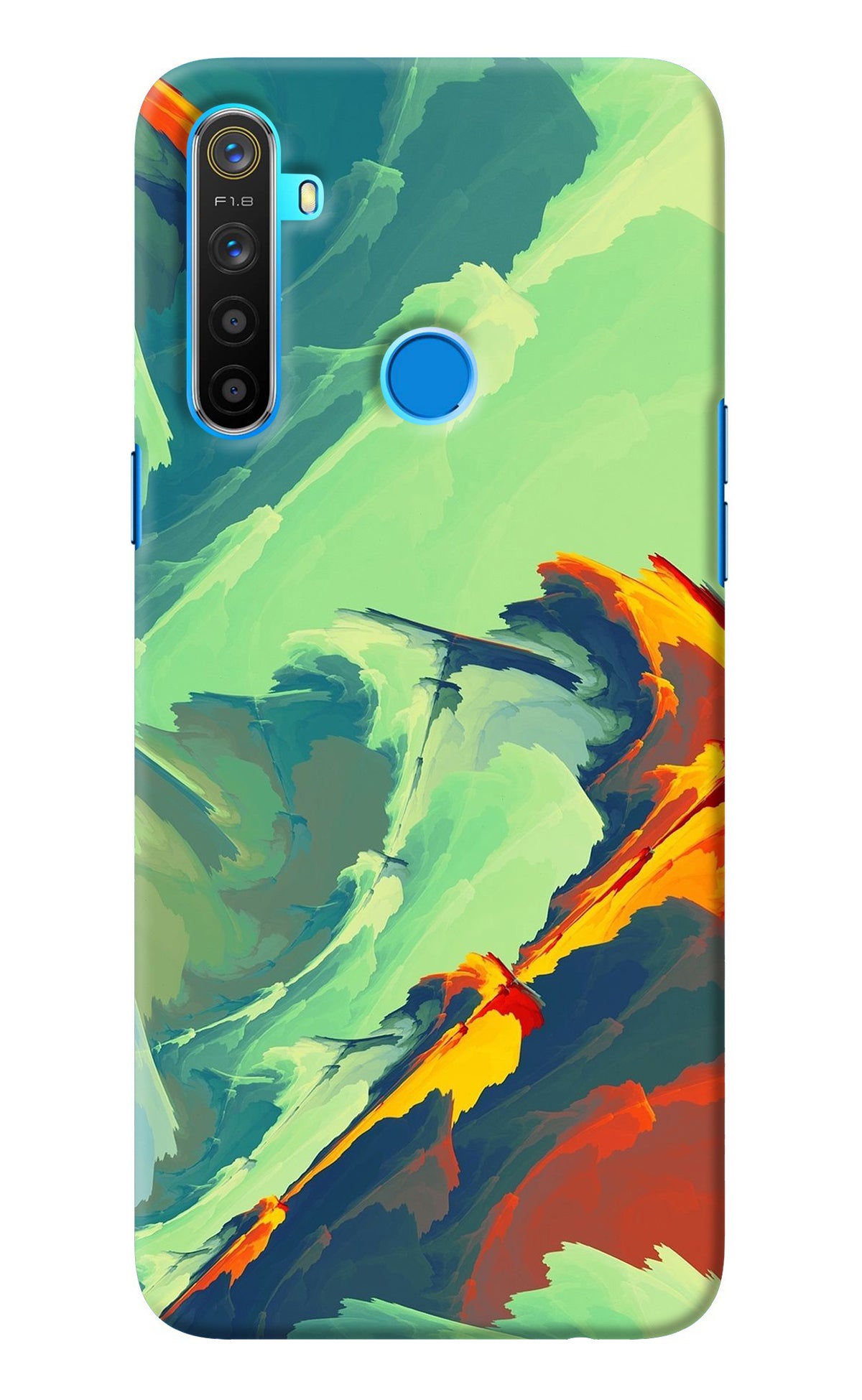 Paint Art Realme 5/5i/5s Back Cover