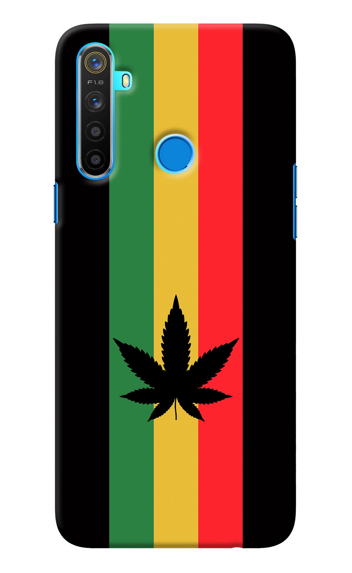 Weed Flag Realme 5/5i/5s Back Cover