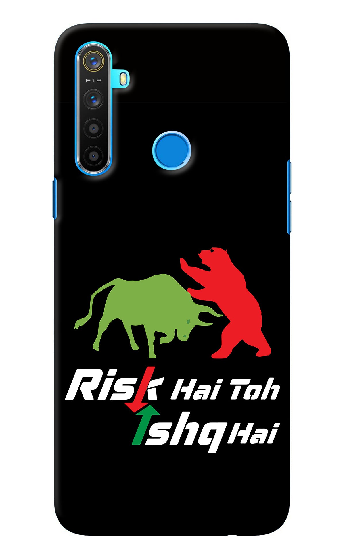 Risk Hai Toh Ishq Hai Realme 5/5i/5s Back Cover