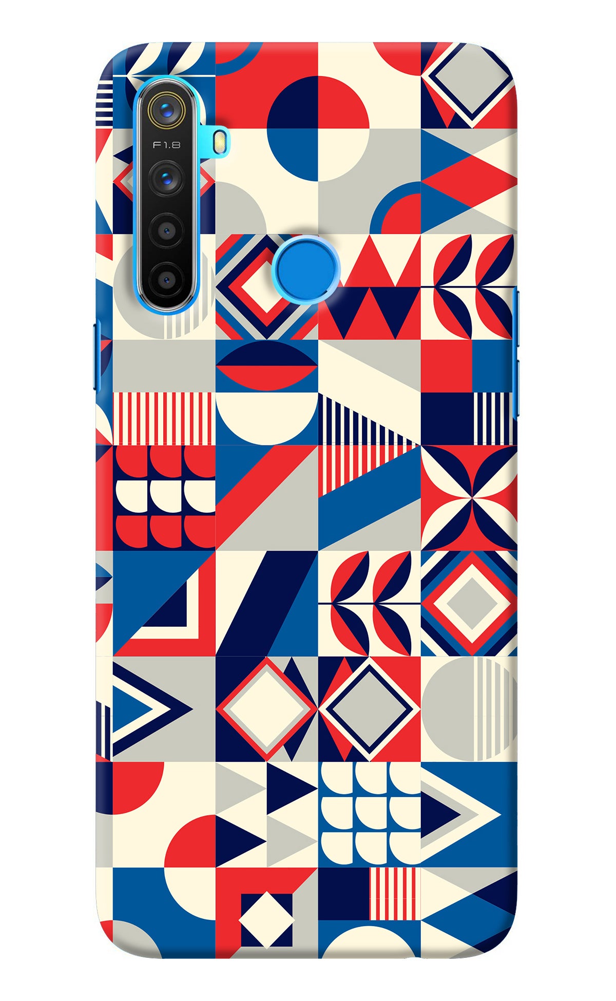 Colorful Pattern Realme 5/5i/5s Back Cover