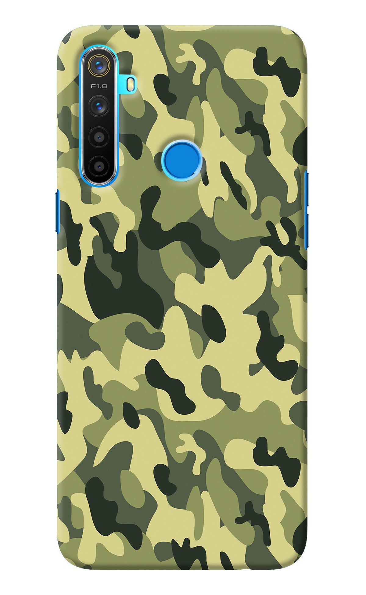 Camouflage Realme 5/5i/5s Back Cover