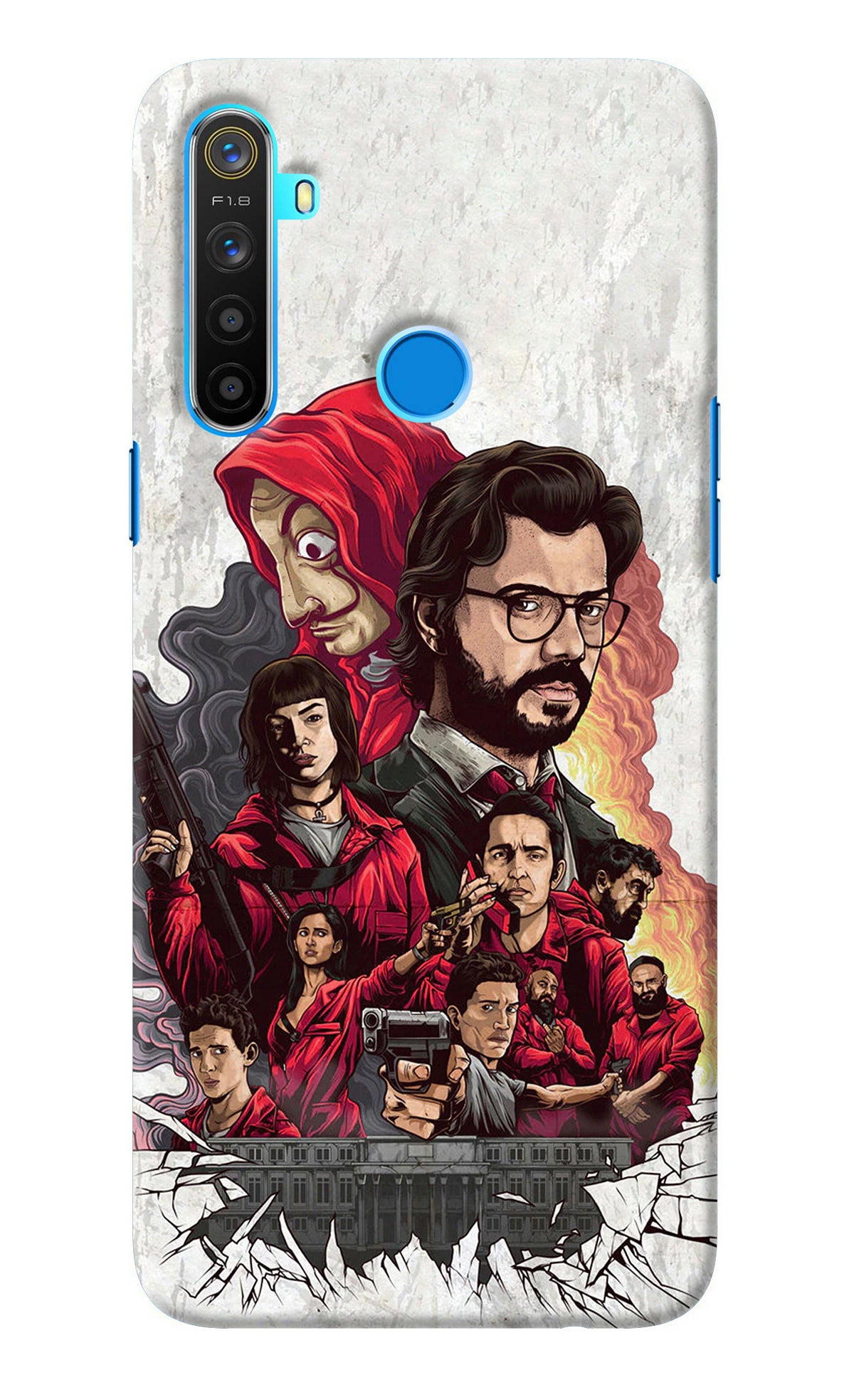 Money Heist Artwork Realme 5/5i/5s Back Cover