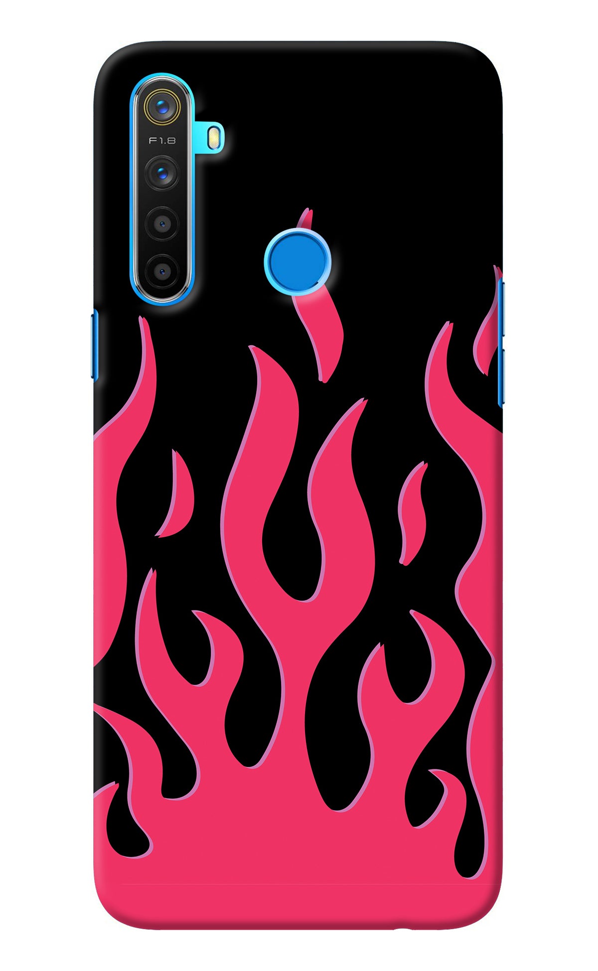 Fire Flames Realme 5/5i/5s Back Cover