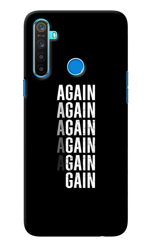 Again Again Gain Realme 5/5i/5s Back Cover