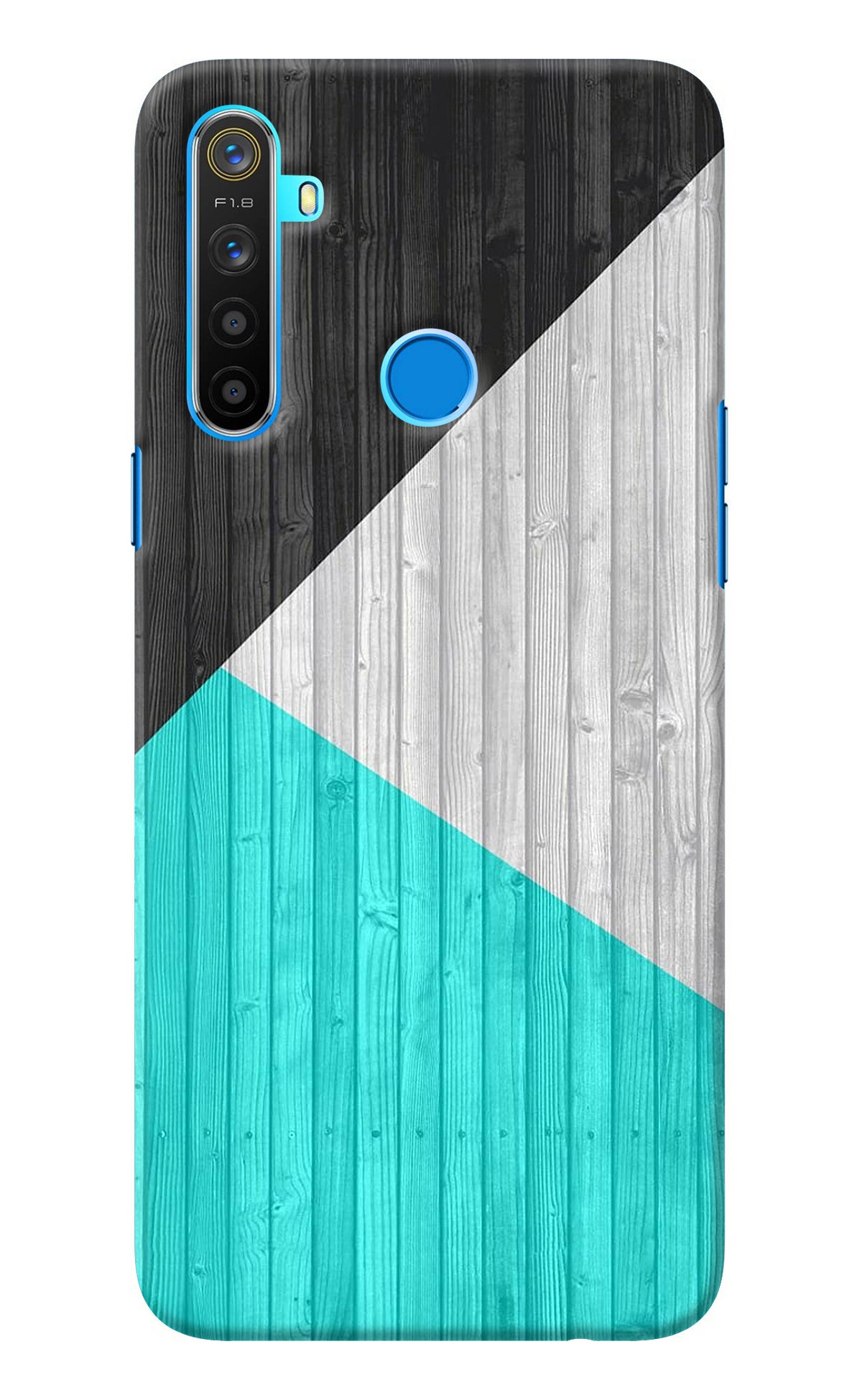 Wooden Abstract Realme 5/5i/5s Back Cover