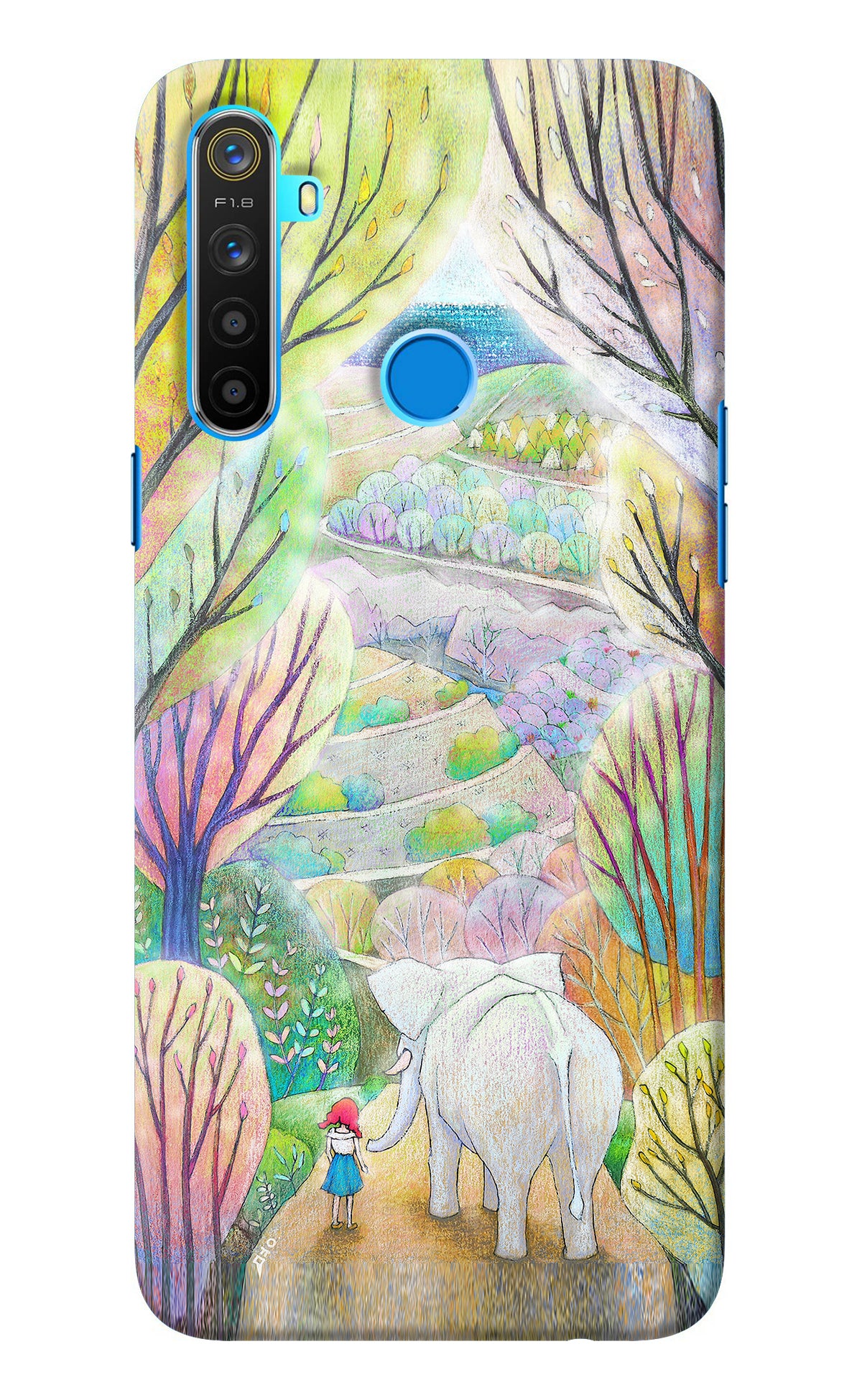 Nature Painting Realme 5/5i/5s Back Cover