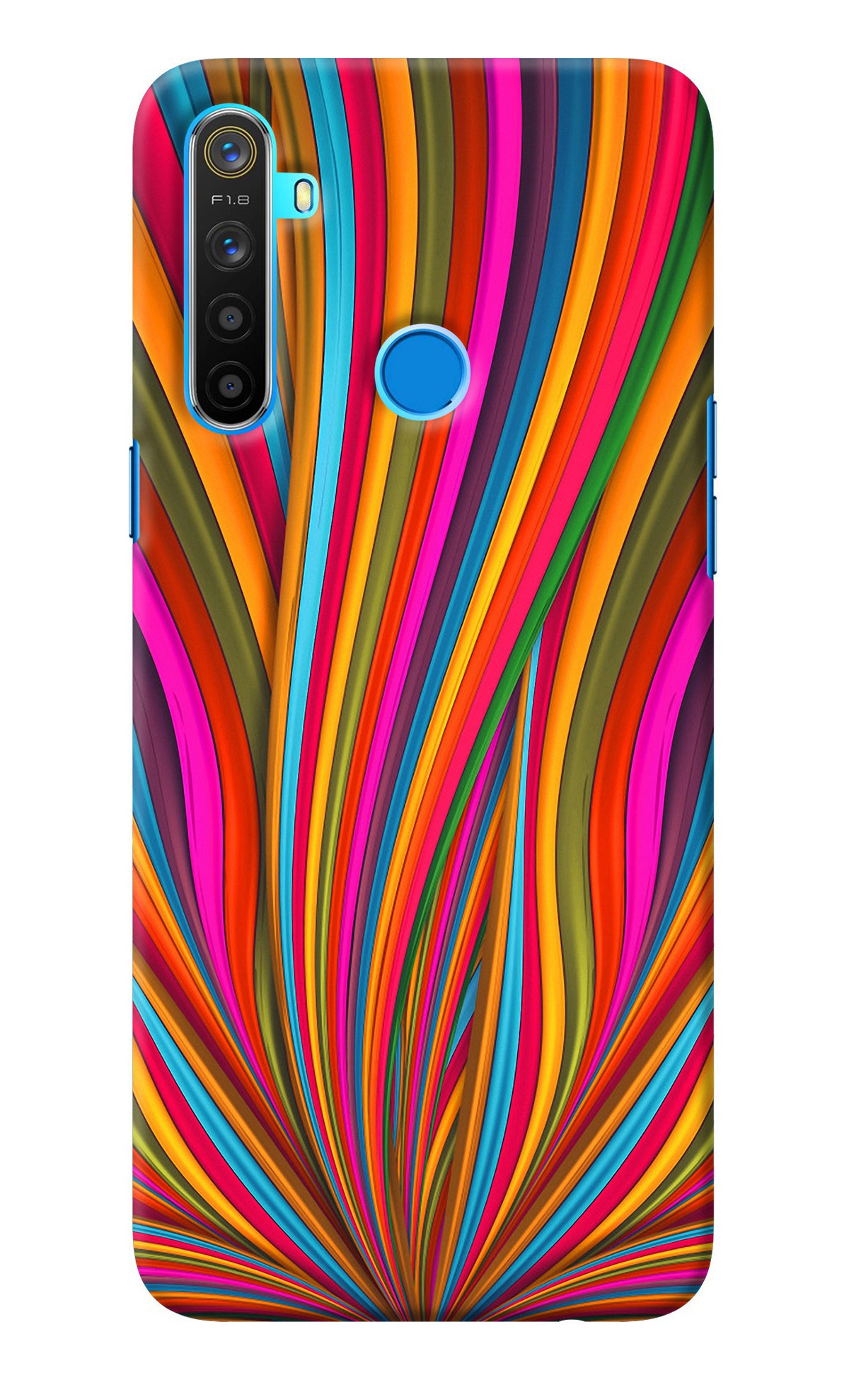 Trippy Wavy Realme 5/5i/5s Back Cover