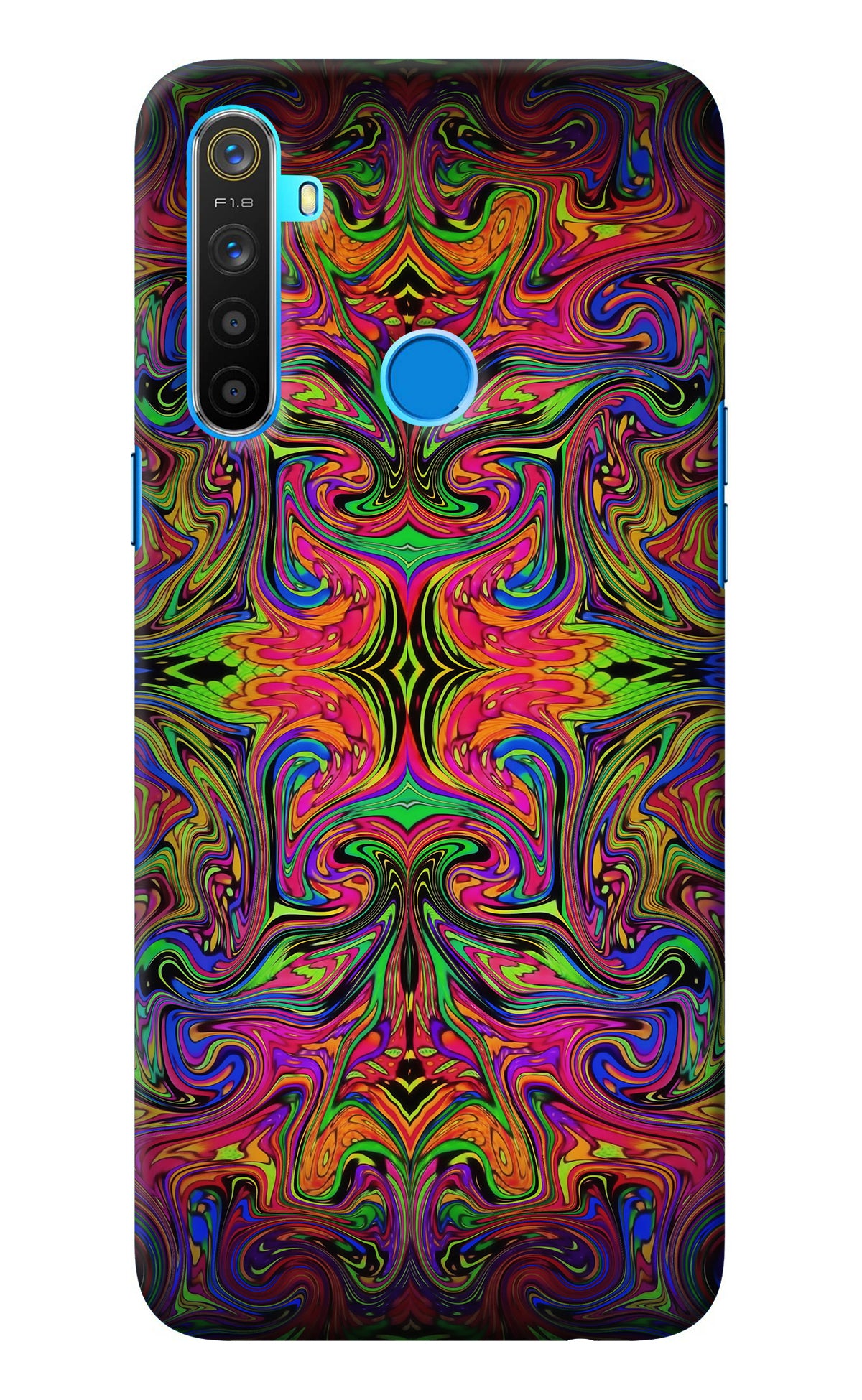 Psychedelic Art Realme 5/5i/5s Back Cover