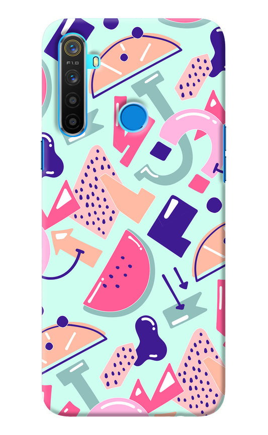 Doodle Pattern Realme 5/5i/5s Back Cover