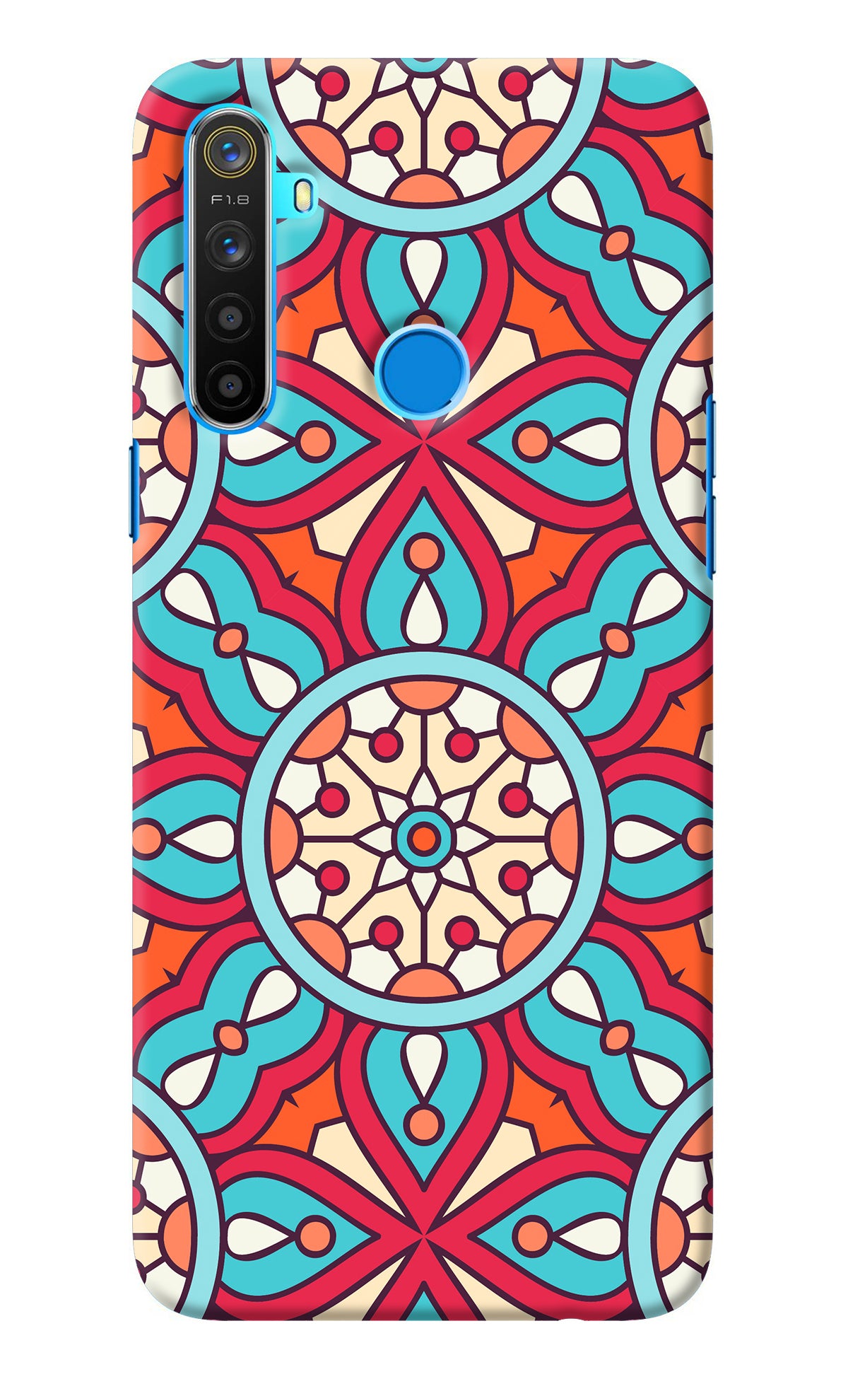 Mandala Geometric Realme 5/5i/5s Back Cover