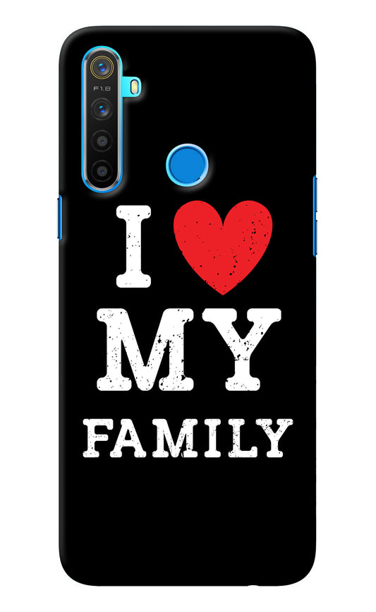 I Love My Family Realme 5/5i/5s Back Cover