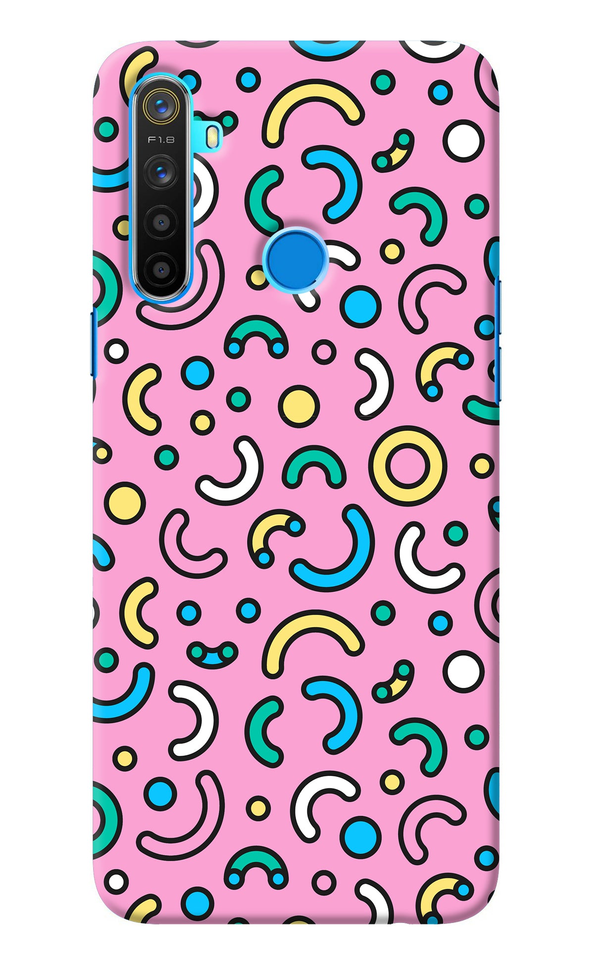 Memphis Design Realme 5/5i/5s Back Cover