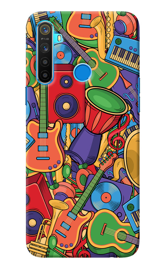 Music Instrument Doodle Realme 5/5i/5s Back Cover