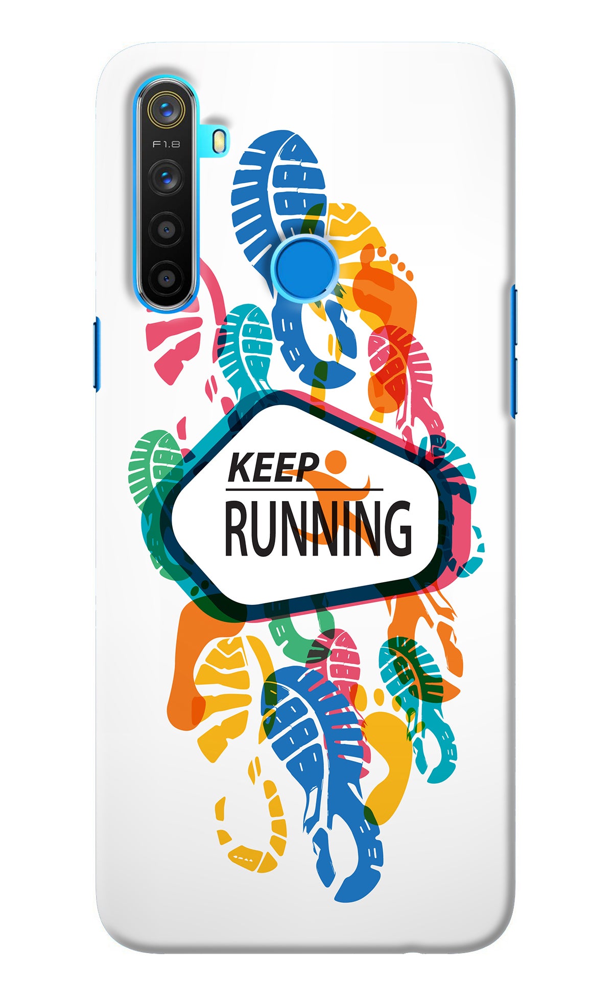 Keep Running Realme 5/5i/5s Back Cover