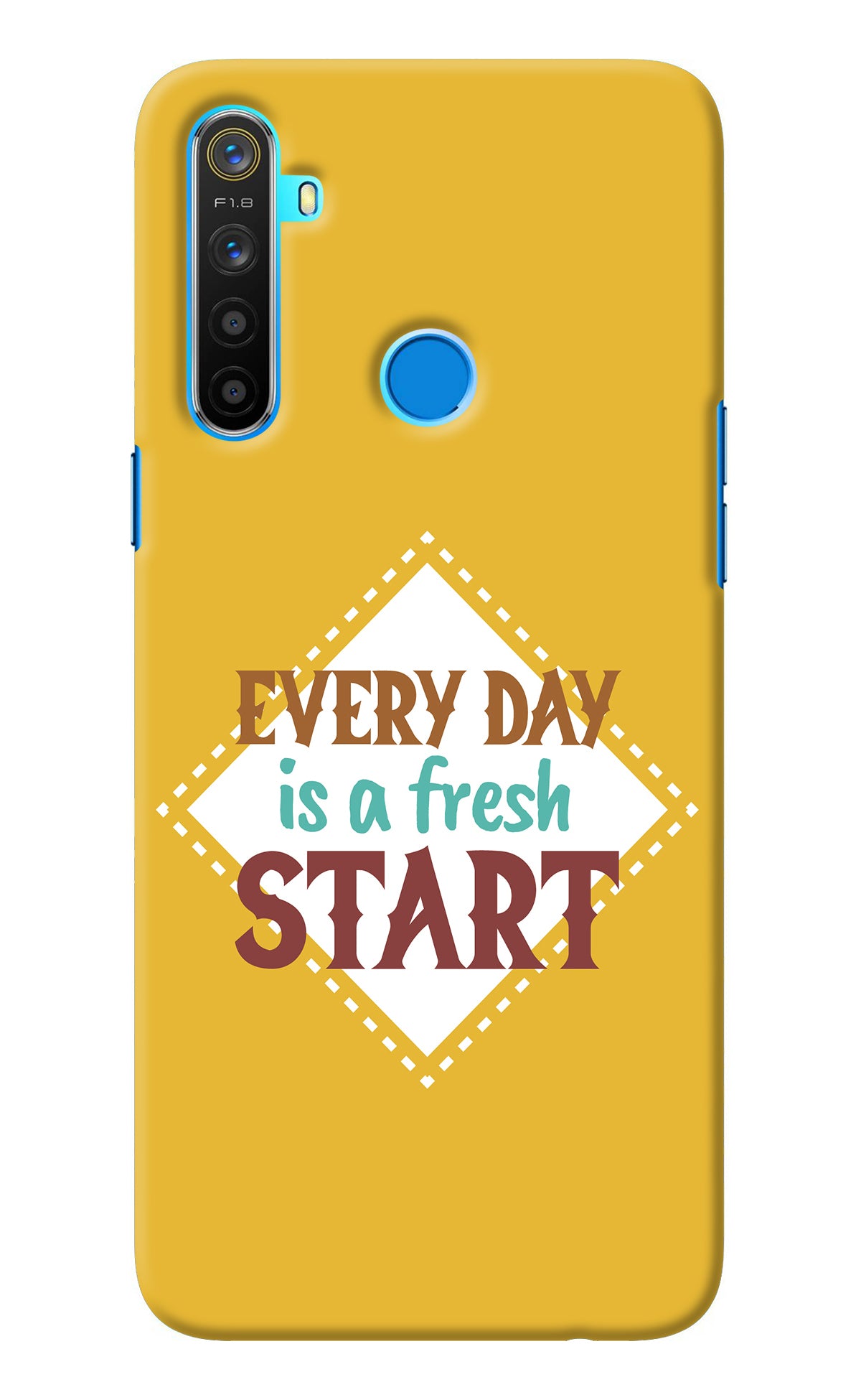 Every day is a Fresh Start Realme 5/5i/5s Back Cover