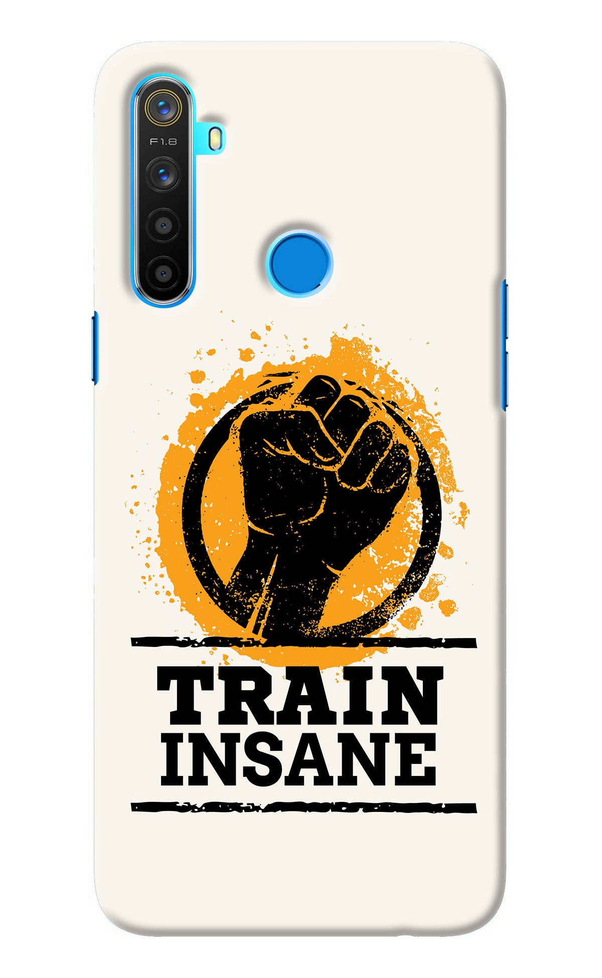 Train Insane Realme 5/5i/5s Back Cover