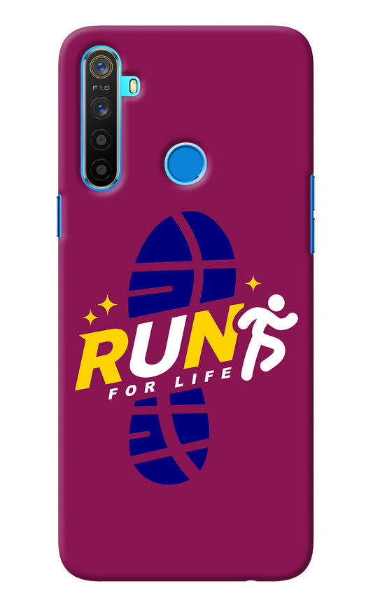 Run for Life Realme 5/5i/5s Back Cover