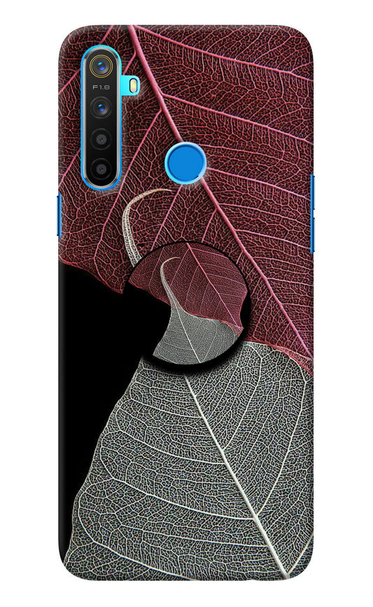 Leaf Pattern Realme 5/5i/5s Pop Case