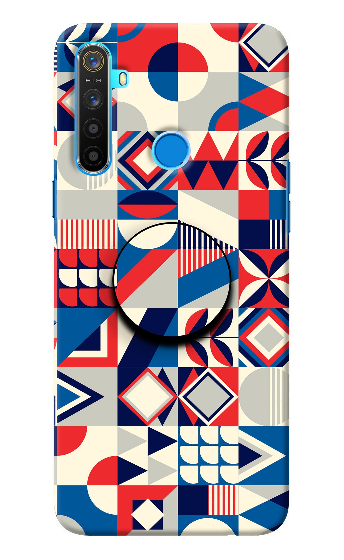 Colorful Pattern Realme 5/5i/5s Pop Case