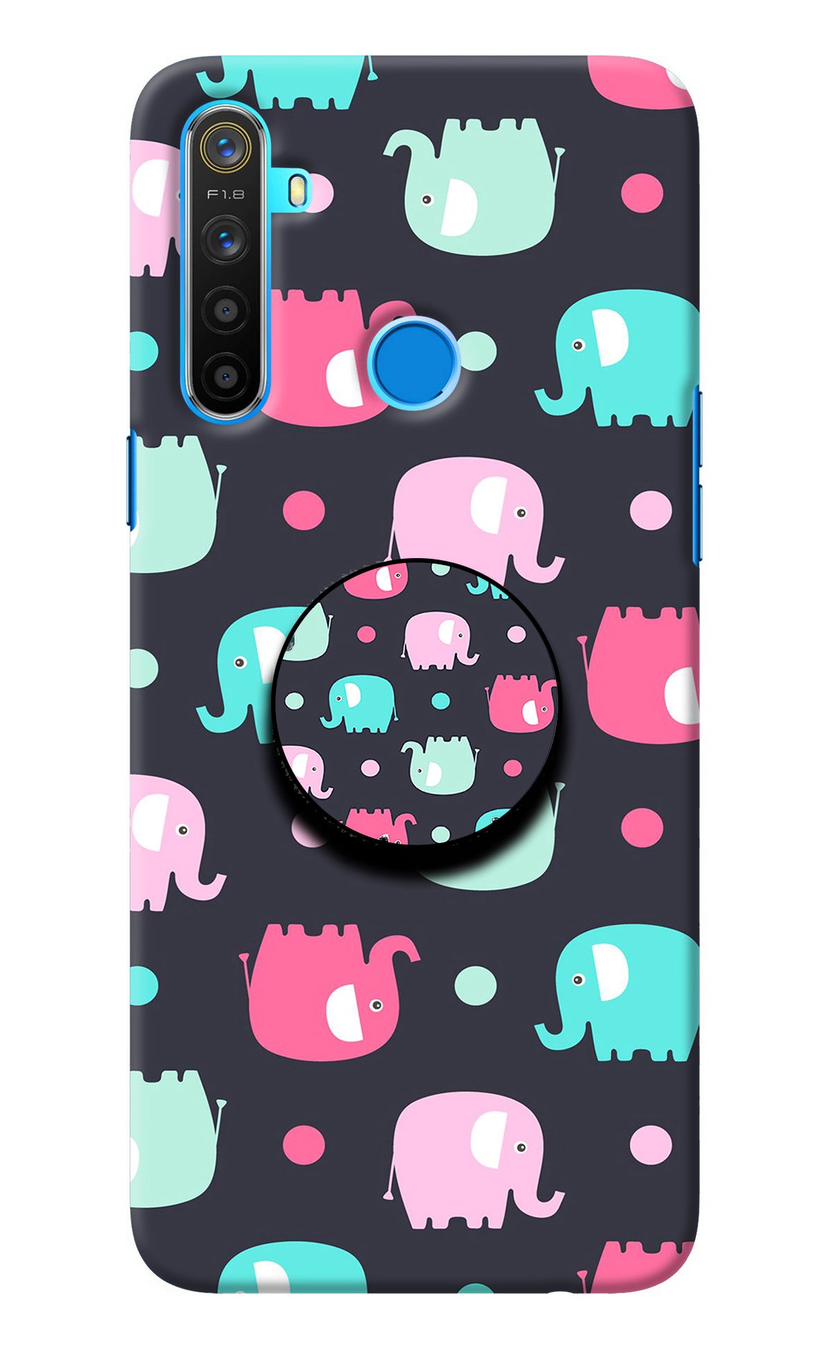 Baby Elephants Realme 5/5i/5s Pop Case