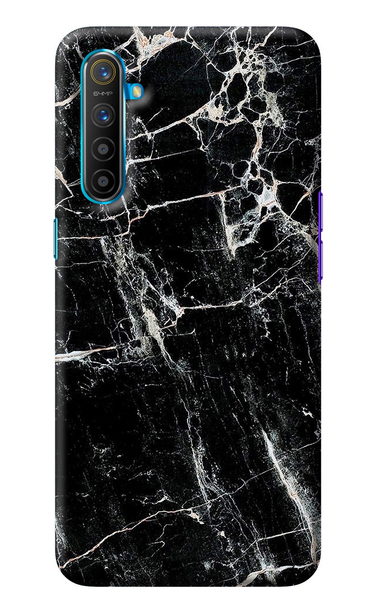 Black Marble Texture Realme XT/X2 Back Cover