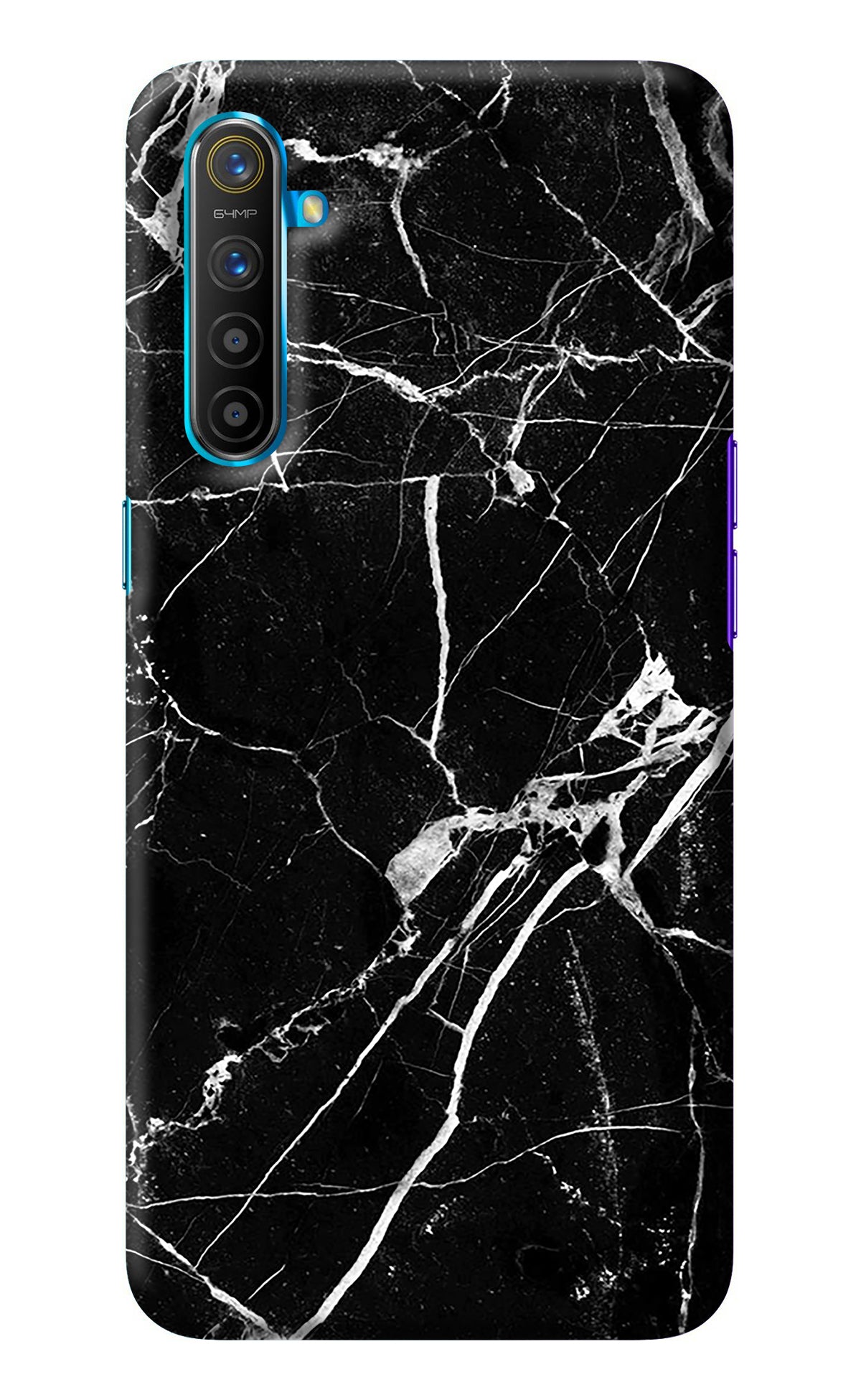 Black Marble Pattern Realme XT/X2 Back Cover