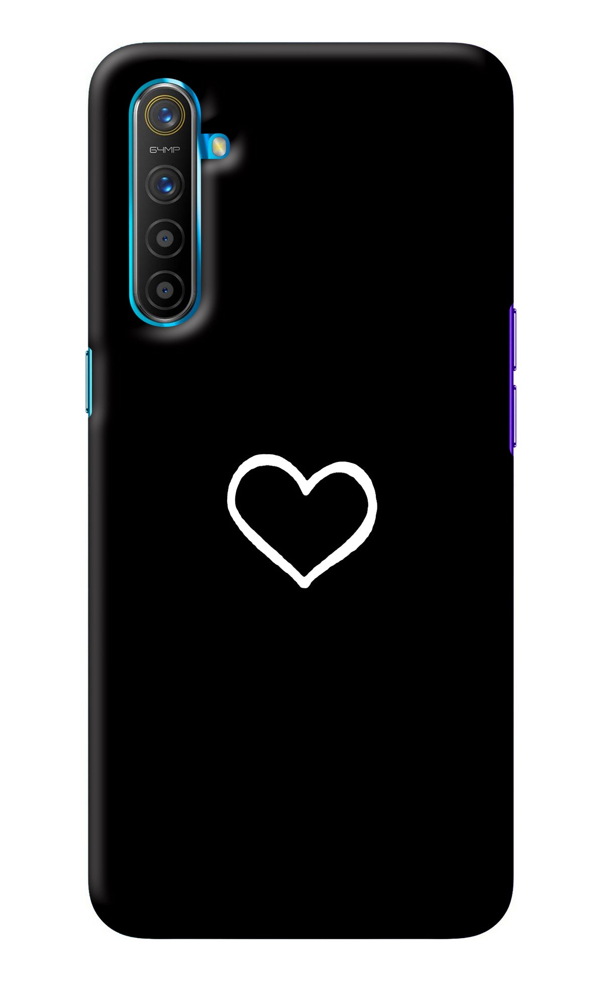 Heart Realme XT/X2 Back Cover