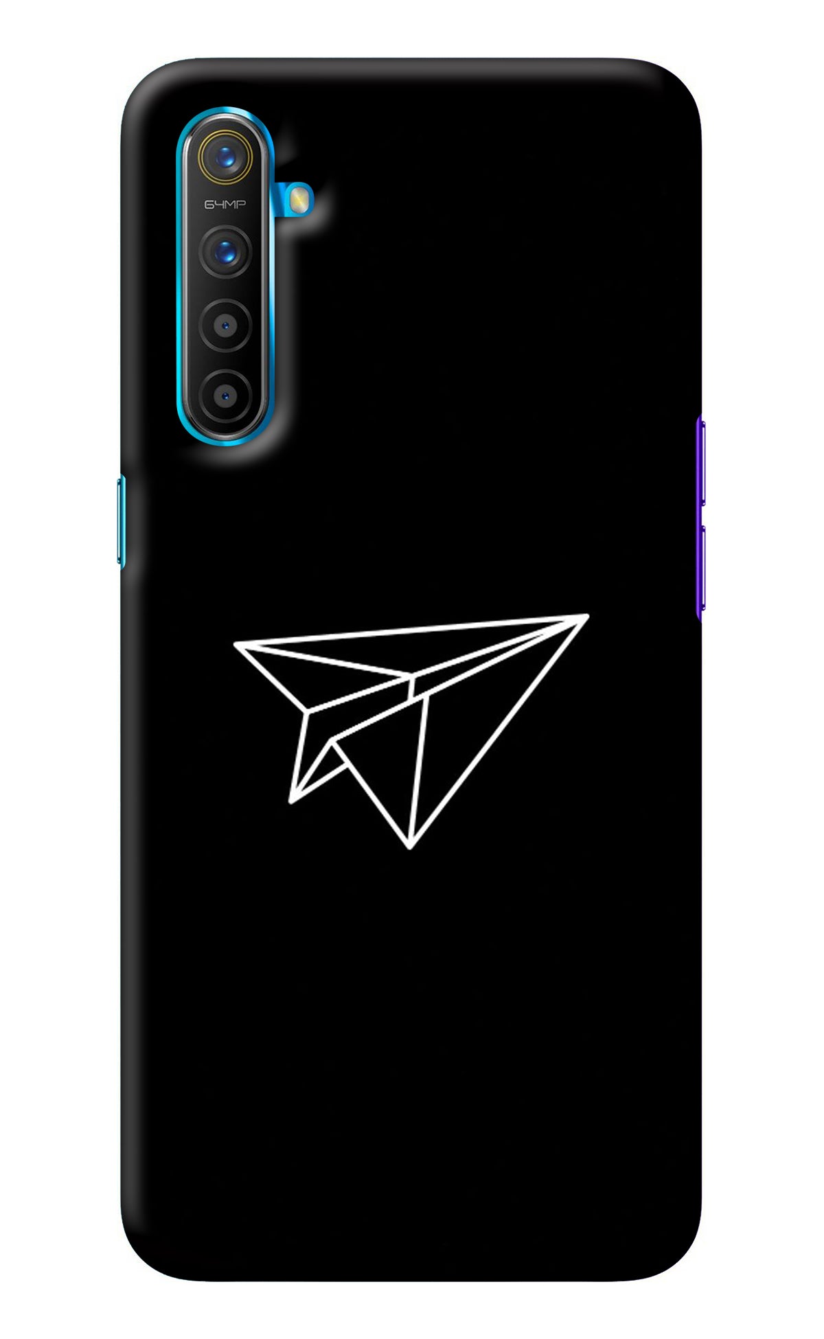 Paper Plane White Realme XT/X2 Back Cover