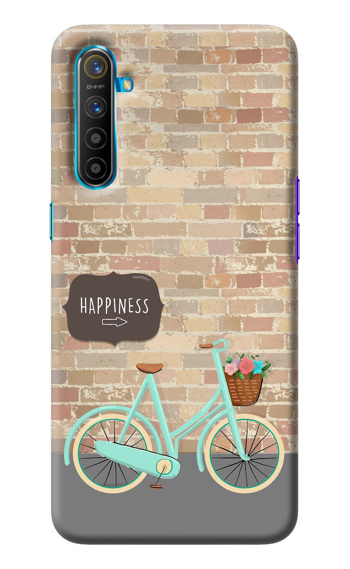 Happiness Artwork Realme XT/X2 Back Cover