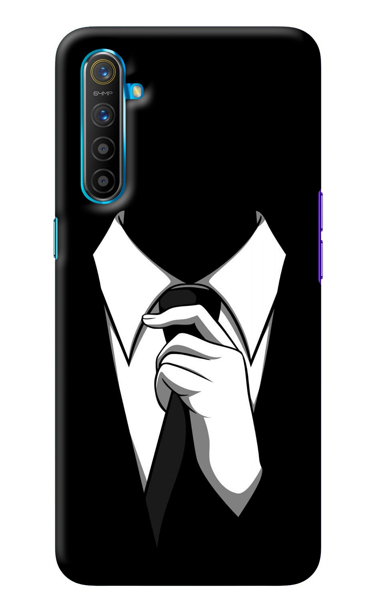 Black Tie Realme XT/X2 Back Cover