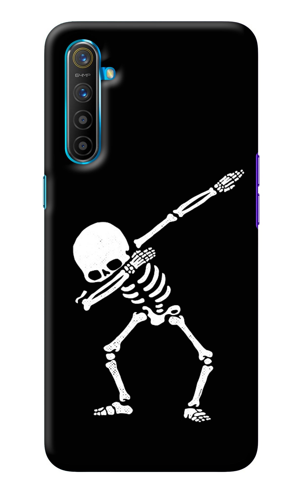 Dabbing Skeleton Art Realme XT/X2 Back Cover