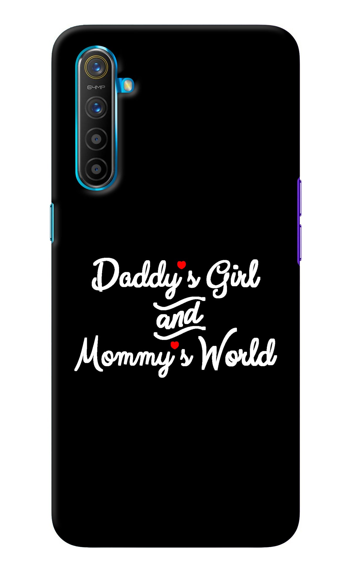 Daddy's Girl and Mommy's World Realme XT/X2 Back Cover