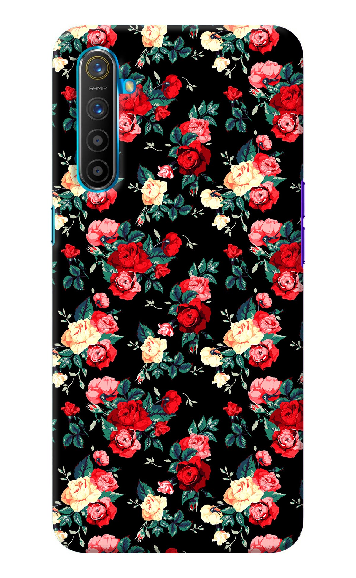 Rose Pattern Realme XT/X2 Back Cover