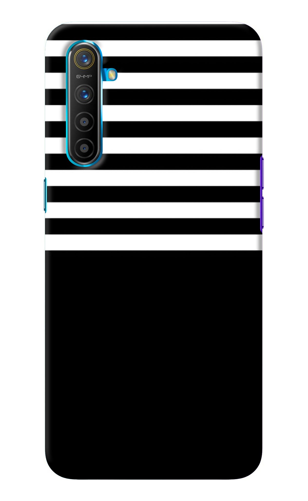 Black and White Print Realme XT/X2 Back Cover