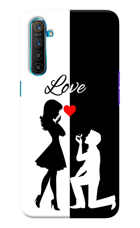 Love Propose Black And White Realme XT/X2 Back Cover