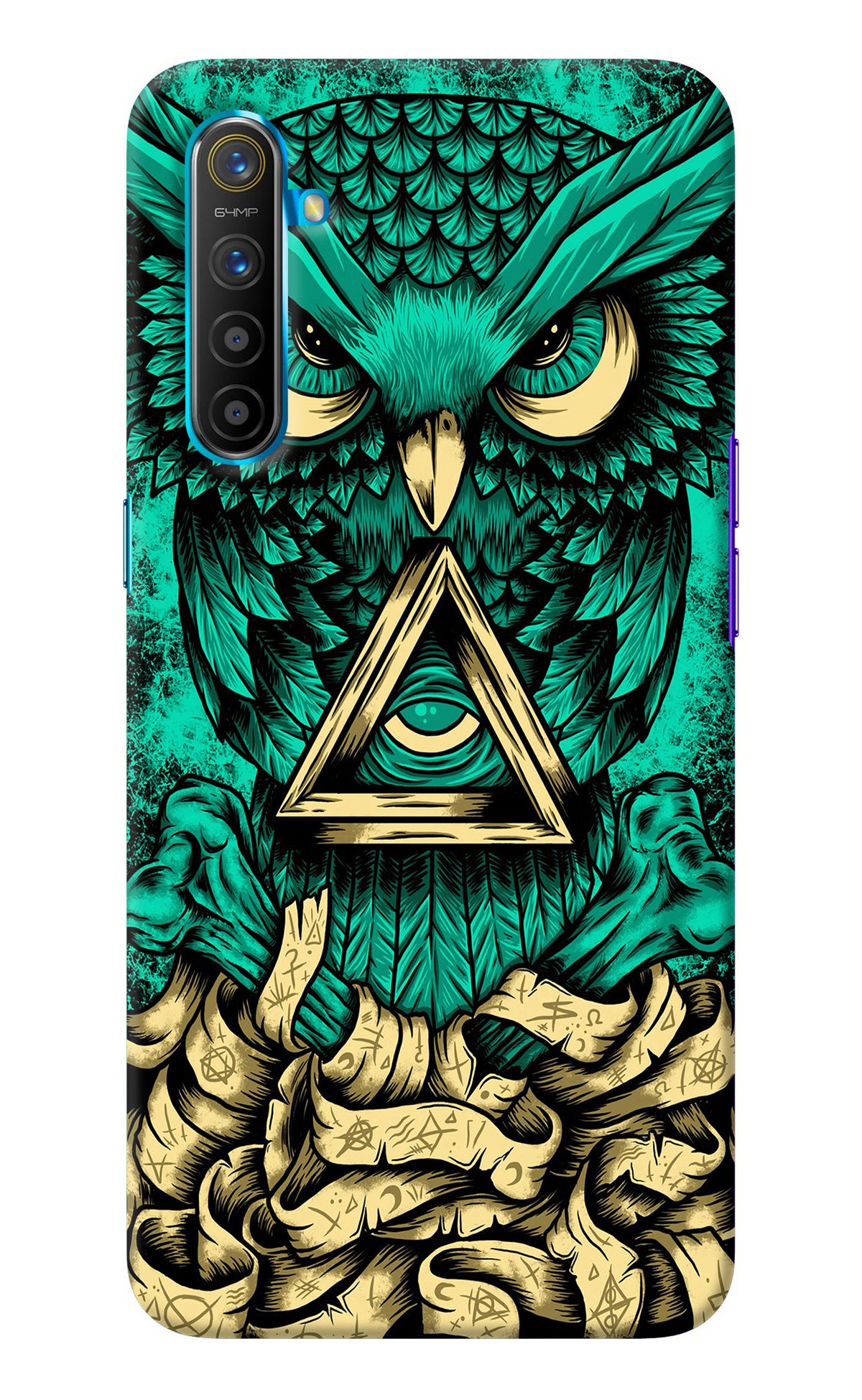 Green Owl Realme XT/X2 Back Cover