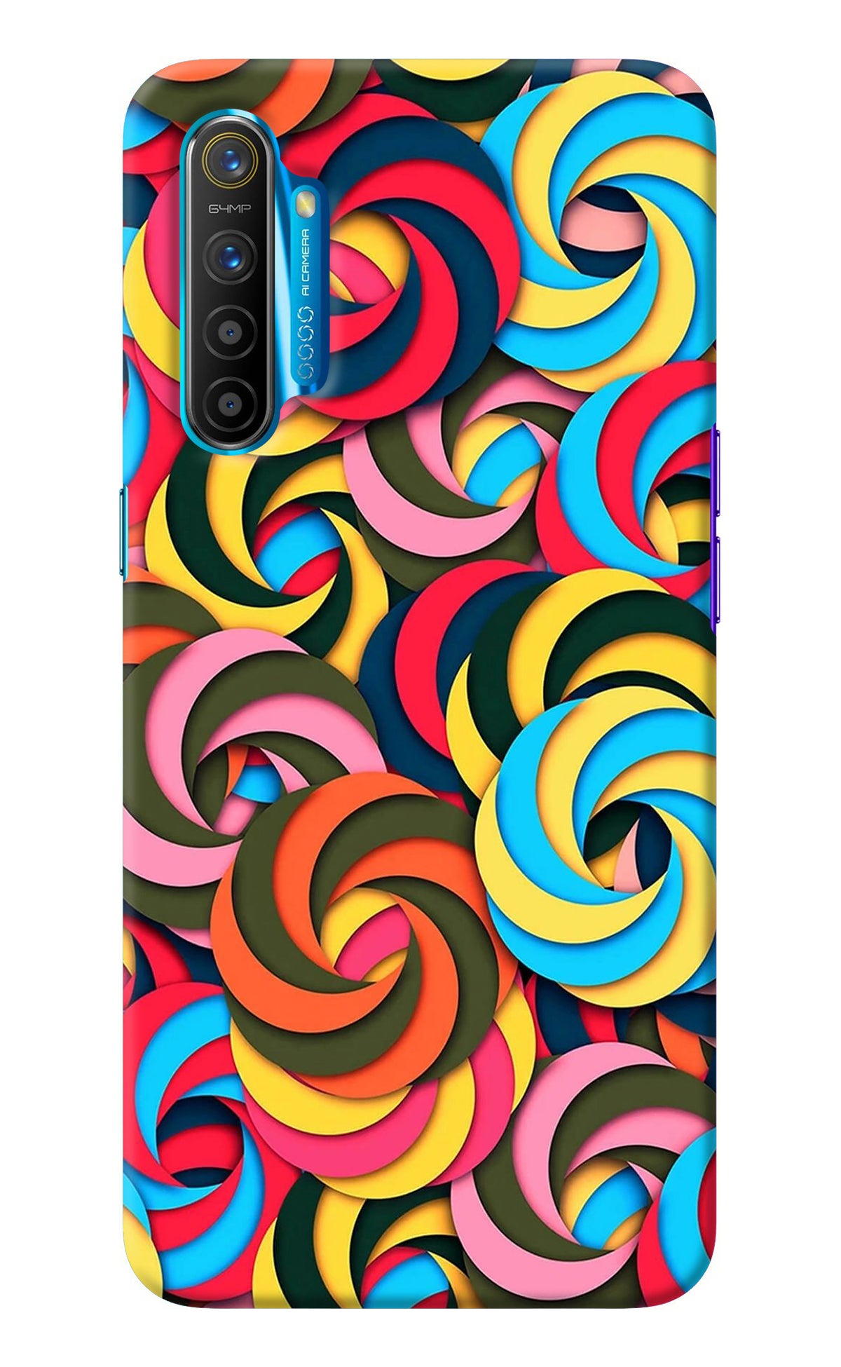 Spiral Pattern Realme XT/X2 Back Cover