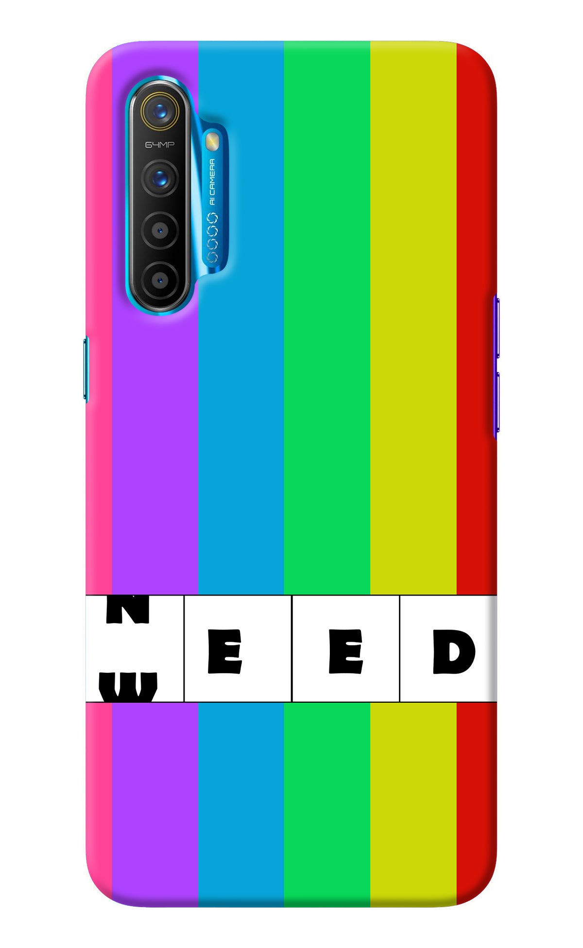 Need Weed Realme XT/X2 Back Cover