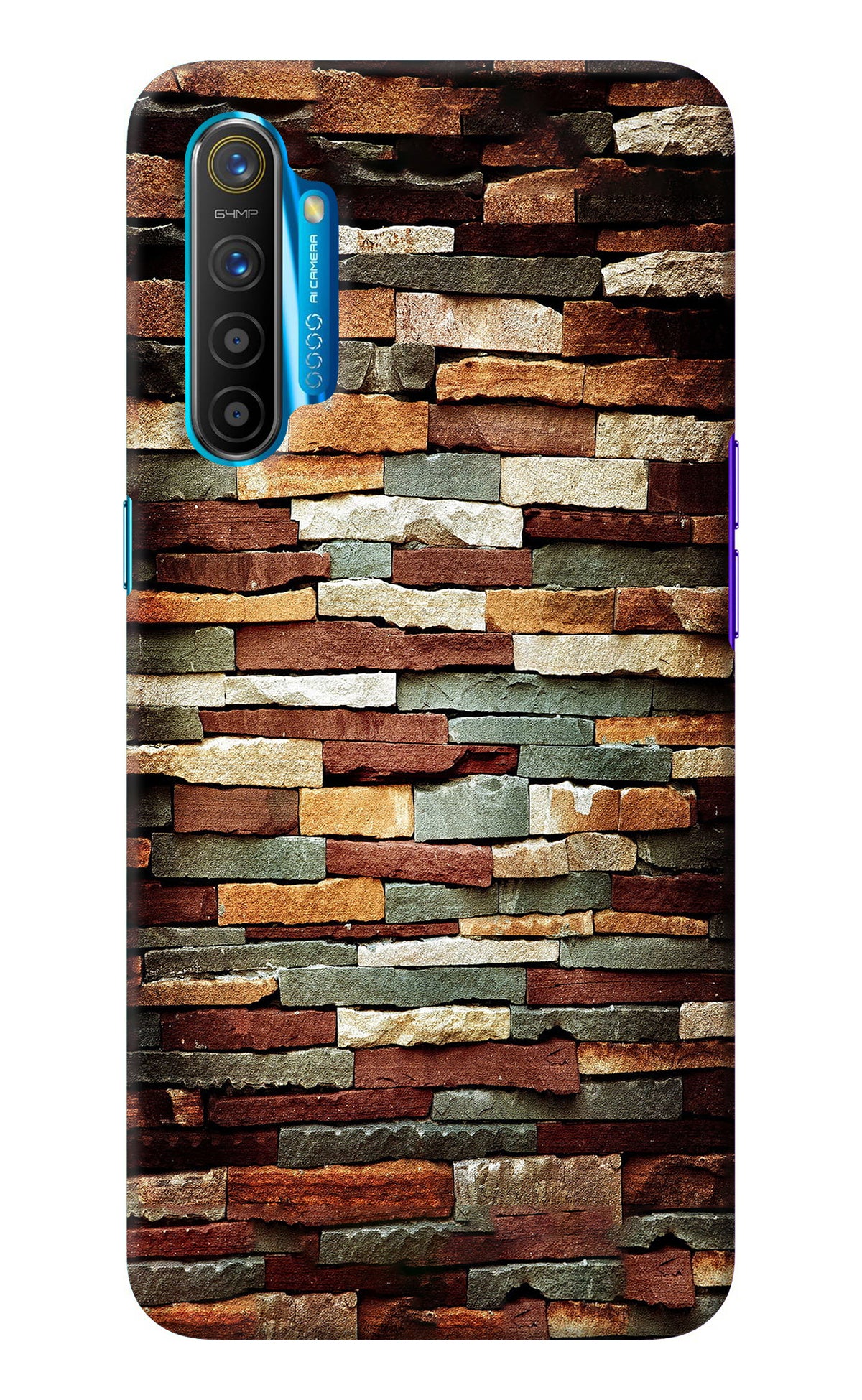 Bricks Pattern Realme XT/X2 Back Cover