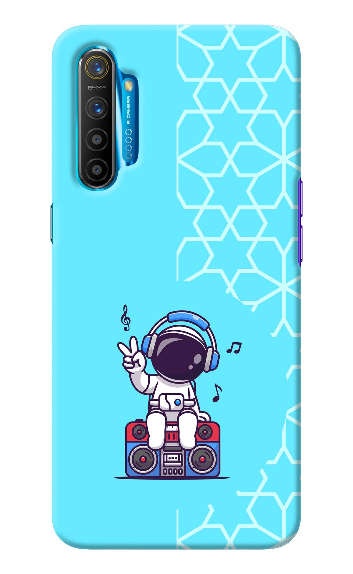 Cute Astronaut Chilling Realme XT/X2 Back Cover