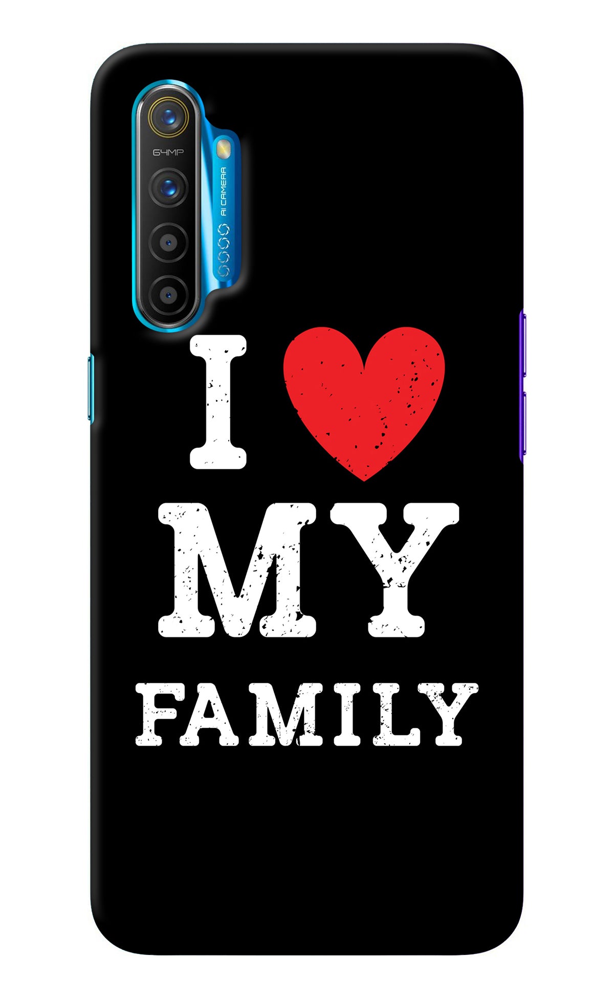 I Love My Family Realme XT/X2 Back Cover