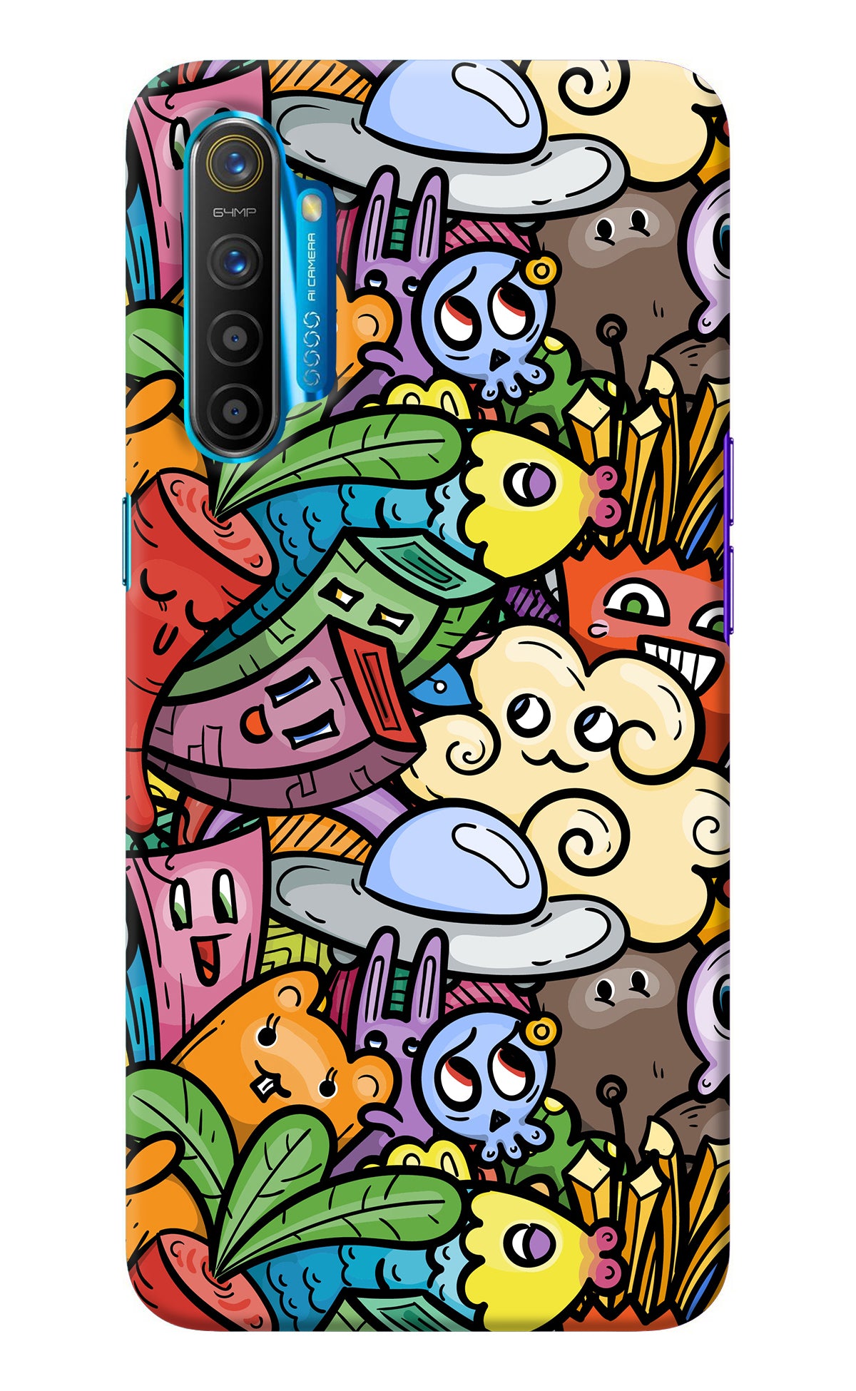 Veggie Doodle Realme XT/X2 Back Cover