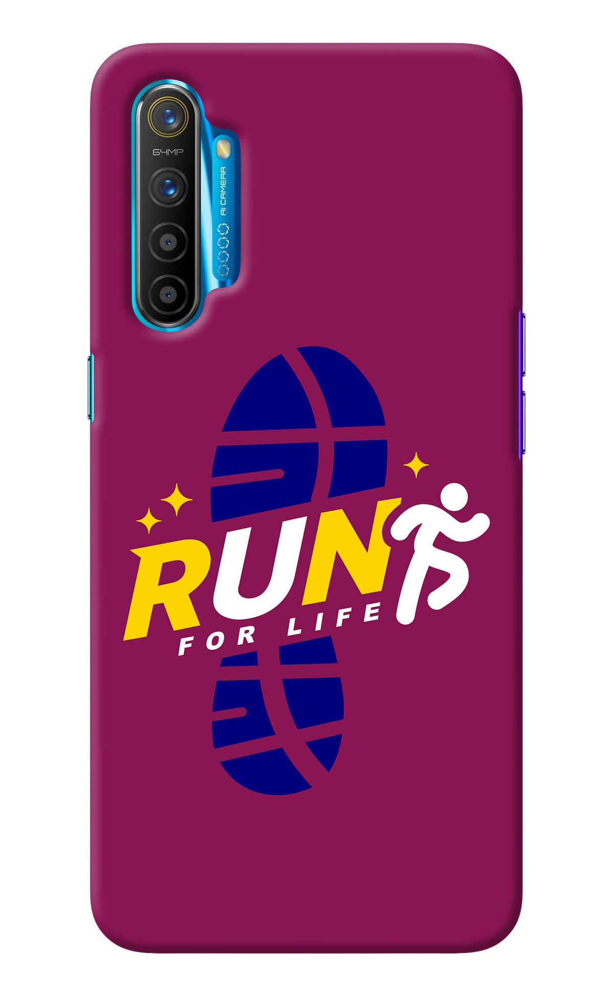 Run for Life Realme XT/X2 Back Cover