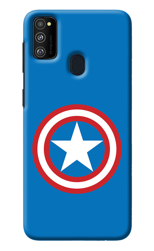 Captain America Logo Samsung M30s Back Cover
