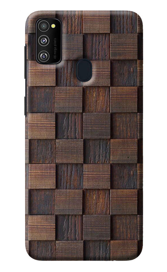 Wooden Cube Design Samsung M30s Back Cover