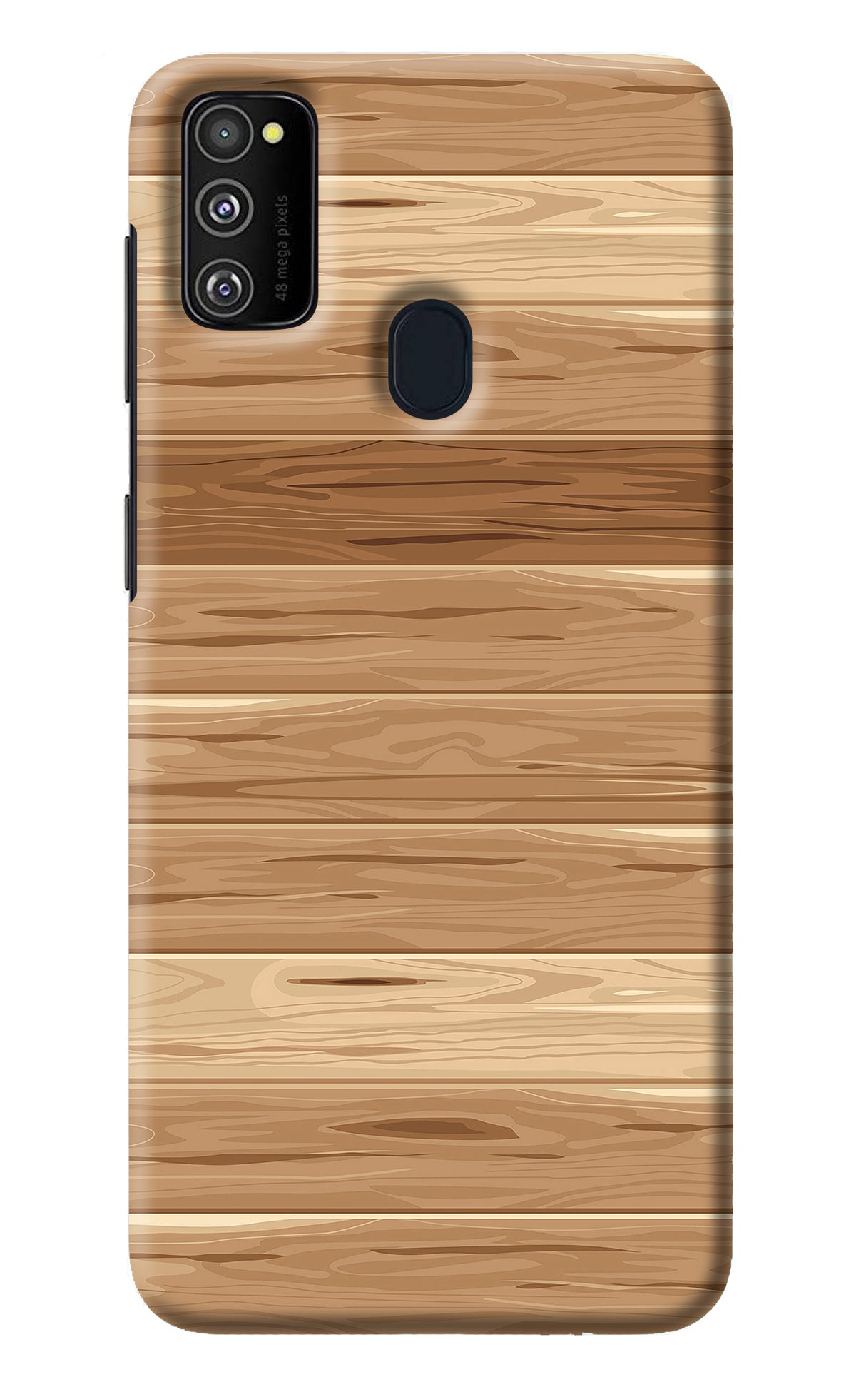 Wooden Vector Samsung M30s Back Cover