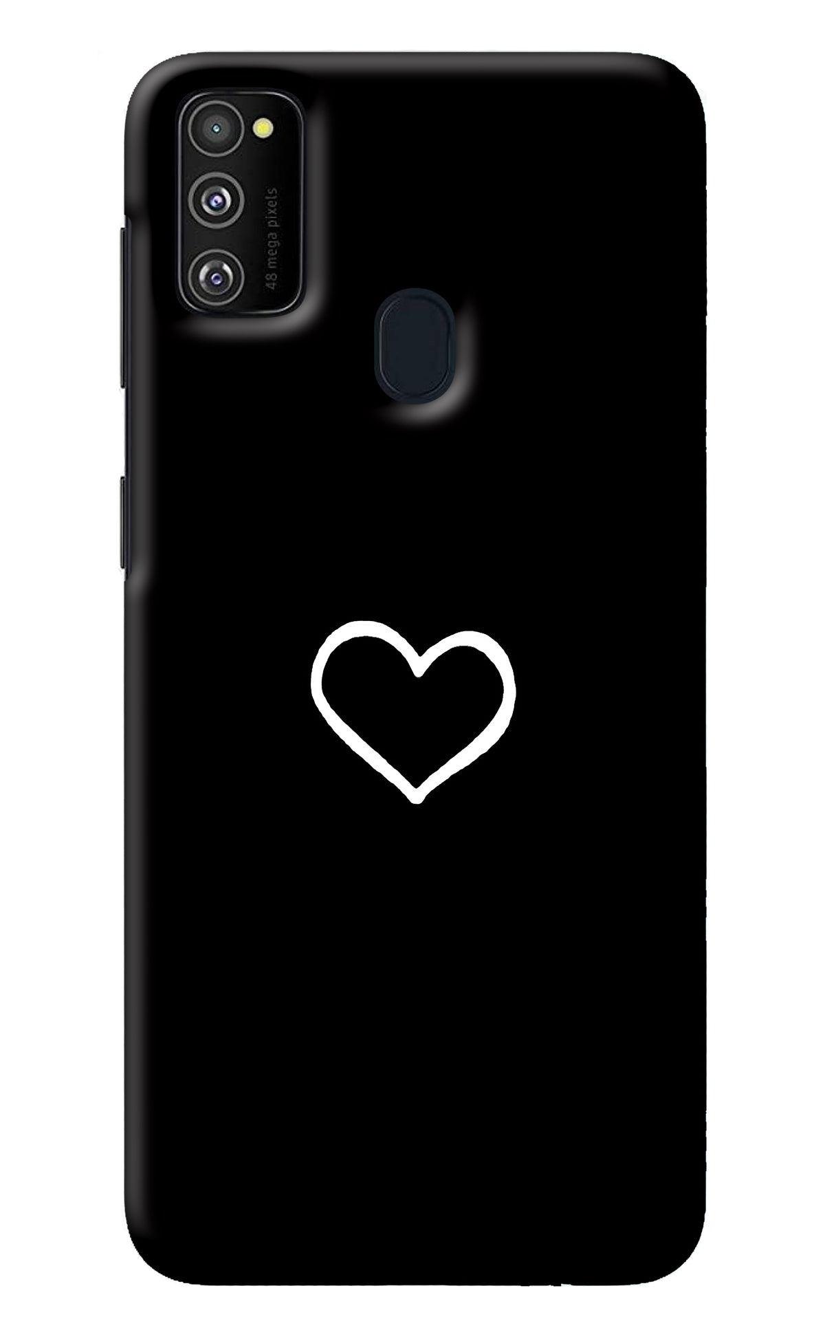 Heart Samsung M30s Back Cover
