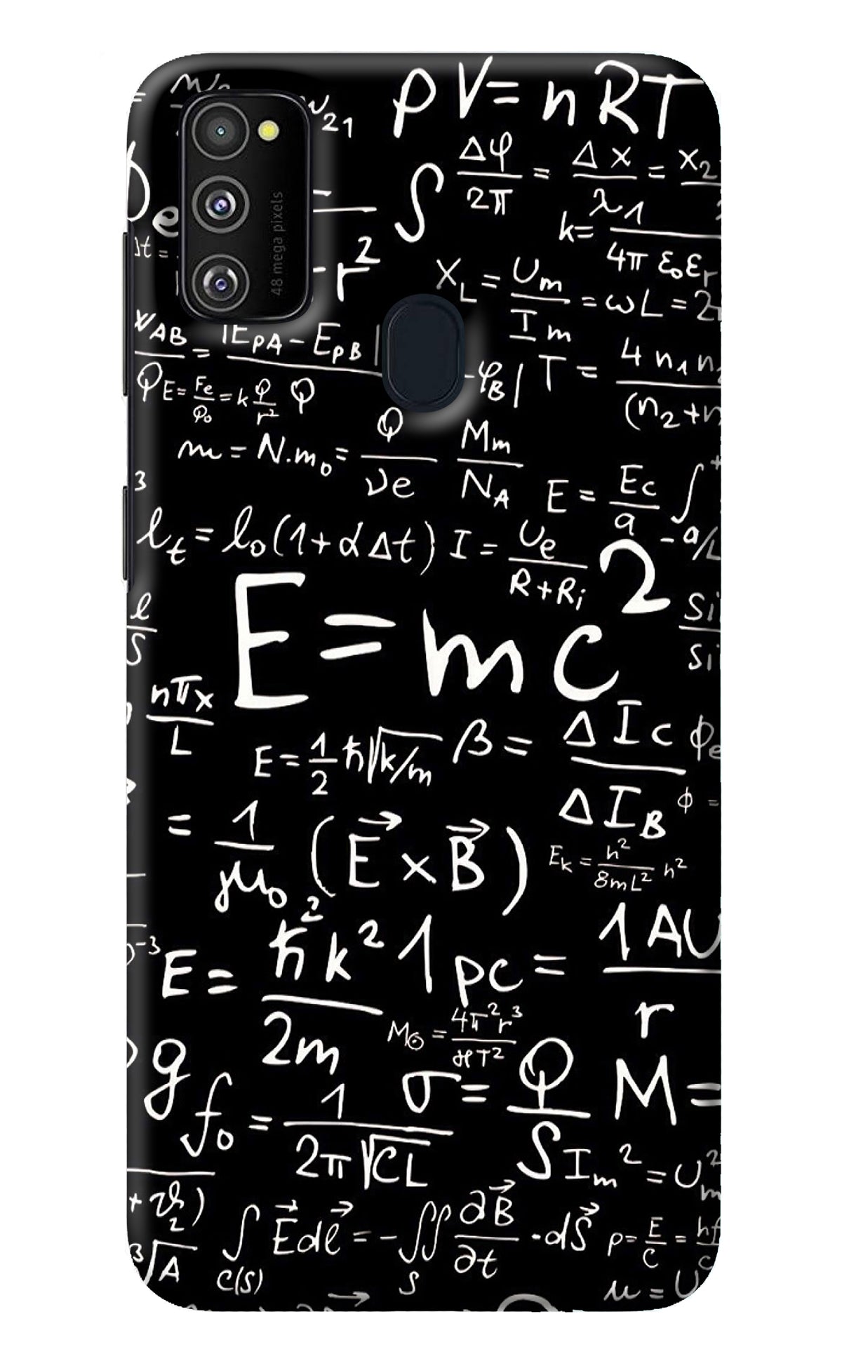 Physics Albert Einstein Formula Samsung M30s Back Cover